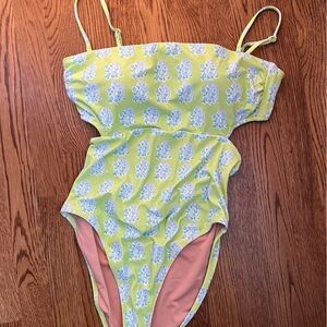 J. Crew NWT SZ block prints swimsuit